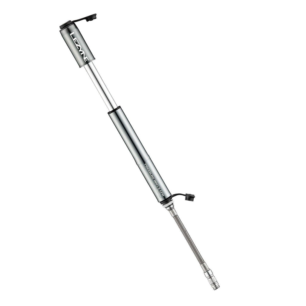Lezyne Pressure Drive CFH - CO2 High Pressure Hand Pump (Light Grey) | Cycling Gears Hub - Cycling Gears Hub