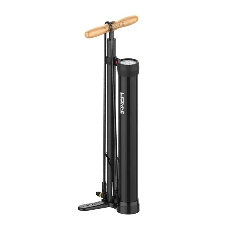 Lezyne Pressure Overdrive High Volume Floor Pump (Black) | Cycling Gears Hub - Cycling Gears Hub