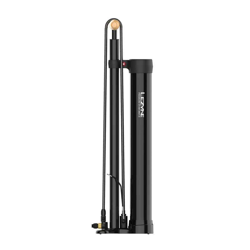 Lezyne Pressure Overdrive High Volume Floor Pump (Black) | Cycling Gears Hub - Cycling Gears Hub