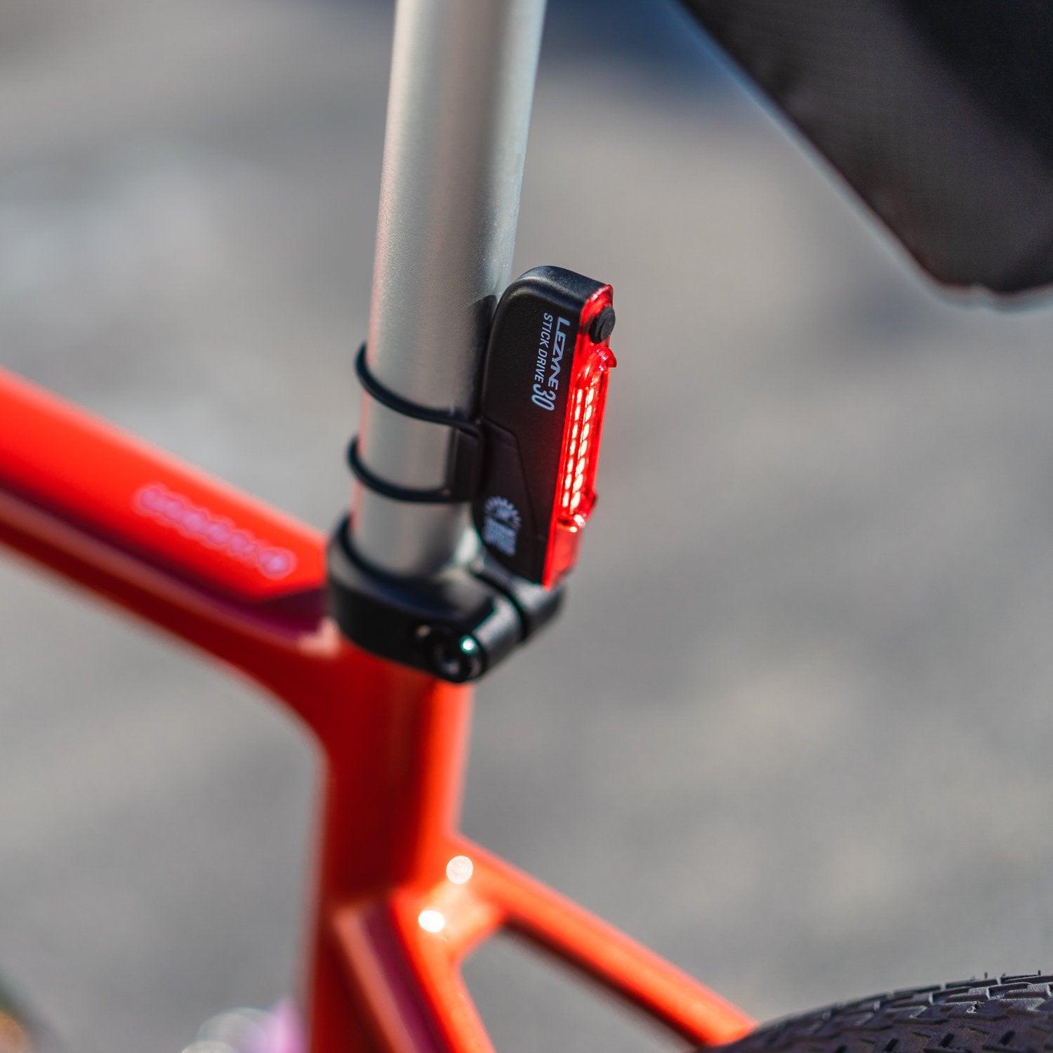 Lezyne Stick Drive 30 Rear Light (Black) | Cycling Gears Hub - Cycling Gears Hub