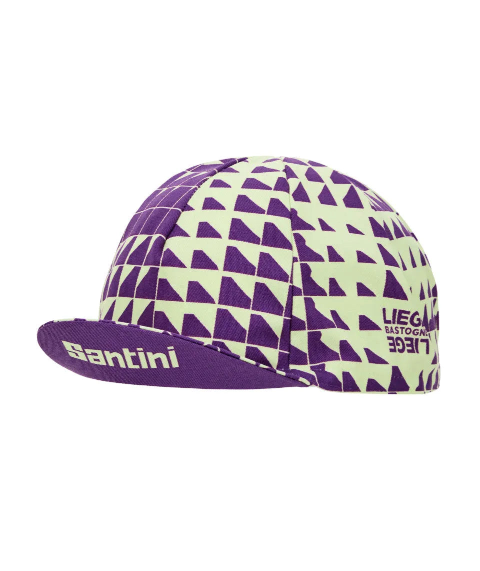 Santini Liege Bastogne Cycling Cap (Print) | Cycling Gears Hub