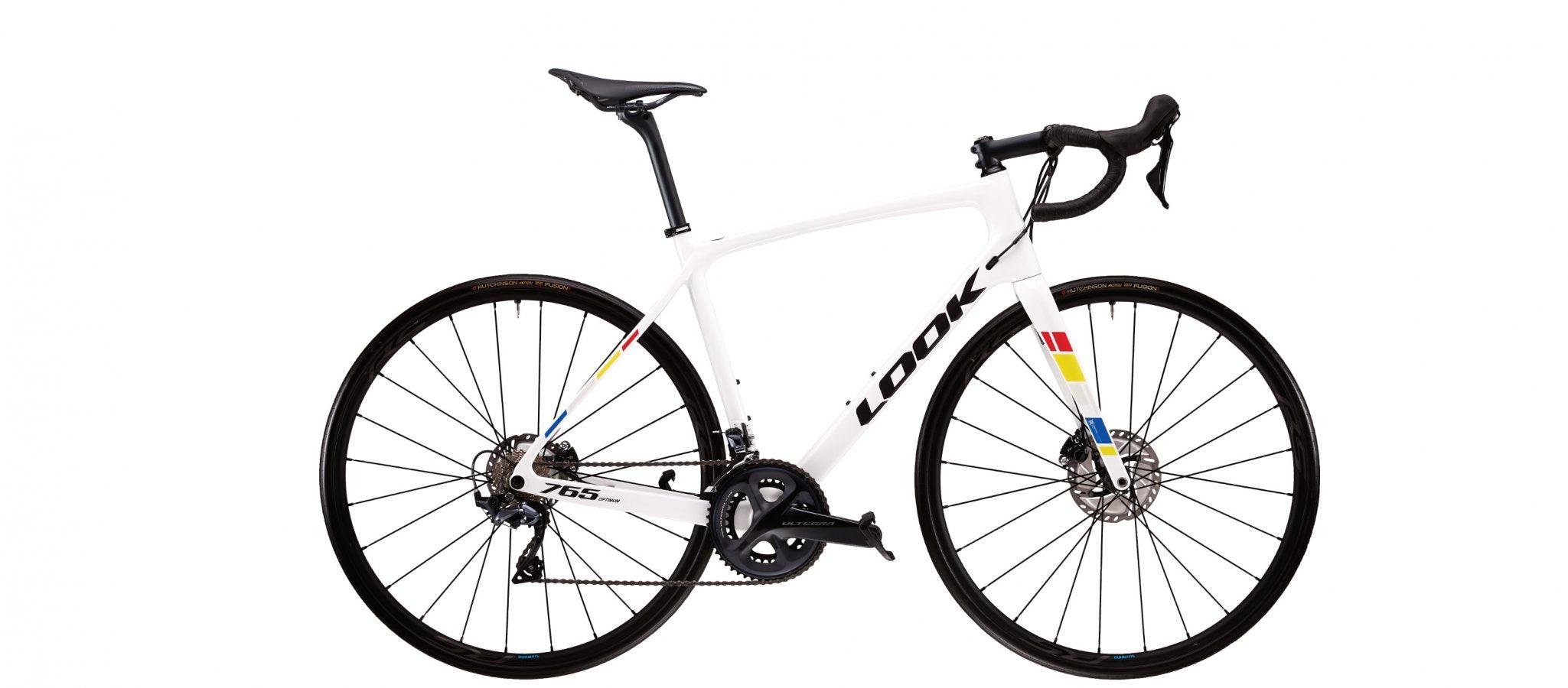 Look 765 Optimum Disc Brake (Proteam White Glossy) | Cycling Gears Hub - Cycling Gears Hub