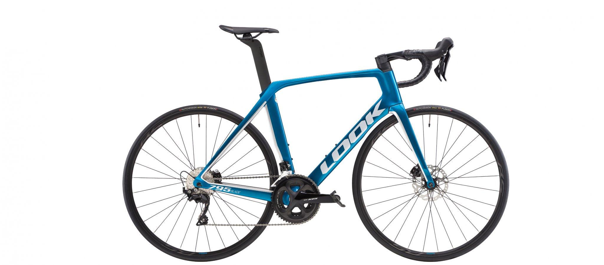 Look 795 Blade Disc (Glossy Metallic Blue Silver) | Cycling Gears Hub