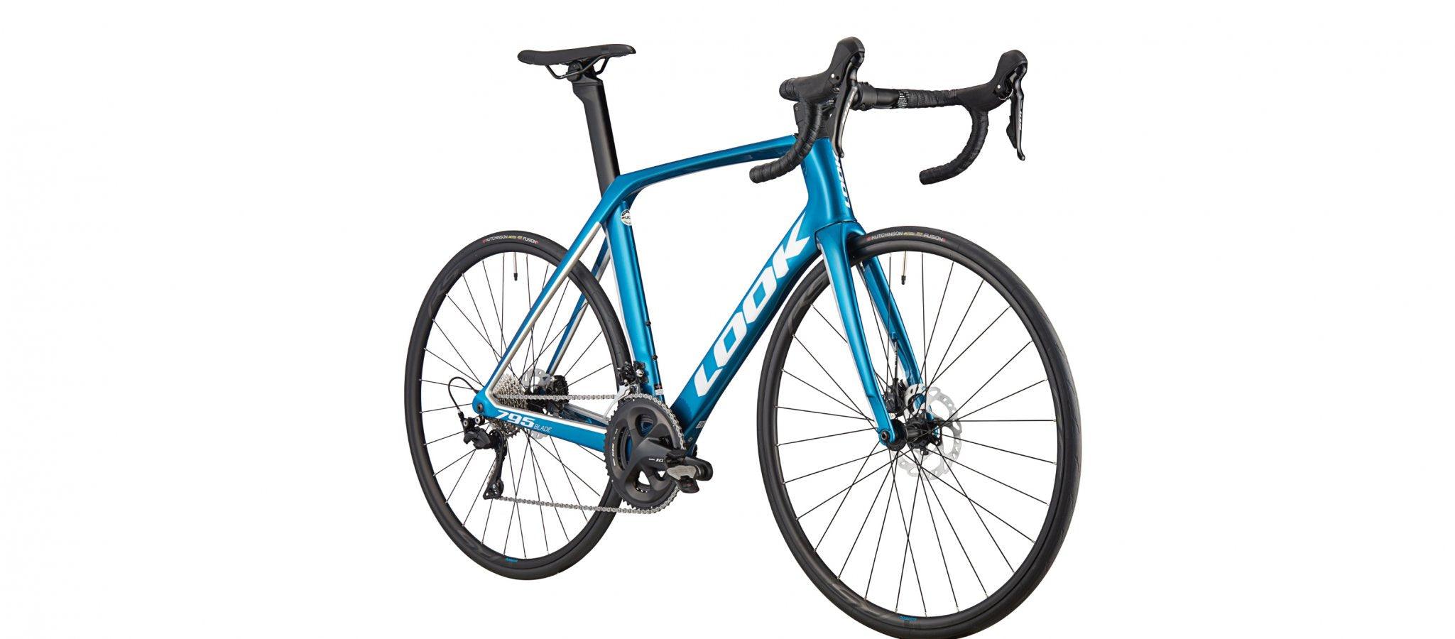 Look 795 Blade Disc (Glossy Metallic Blue Silver) | Cycling Gears Hub