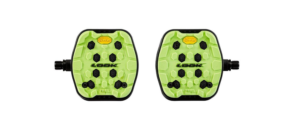 Look Trail Grip Platform Pedals (Lime) | Cycling Gears Hub - Cycling Gears Hub