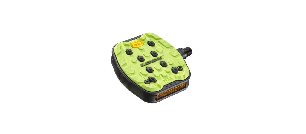 Look Trail Grip Platform Pedals (Lime) | Cycling Gears Hub - Cycling Gears Hub