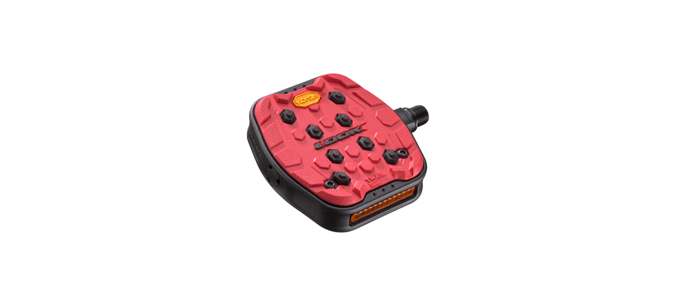 Look Trail Grip Platform Pedals (Red) | Cycling Gears Hub - Cycling Gears Hub