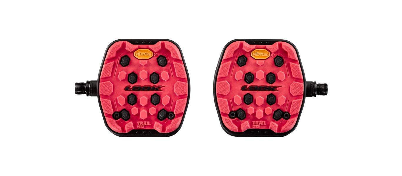 Look Trail Grip Platform Pedals (Red) | Cycling Gears Hub - Cycling Gears Hub