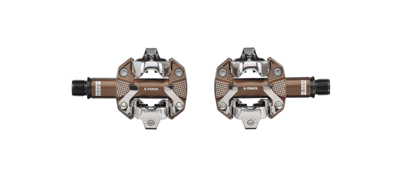 Look X - track Gravel Edition Clipless Pedal (Bronze) | Cycling Gears Hub - Cycling Gears Hub