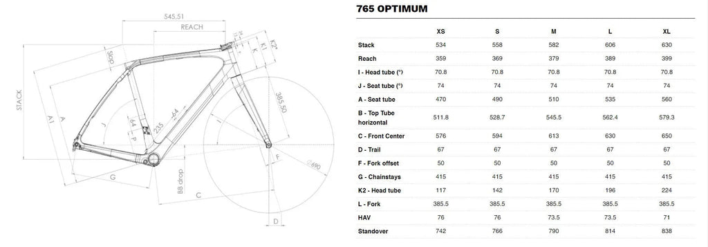 Look 765 Optimum Disc Brake Frameset (Glossy Black) | Cycling Gears Hub