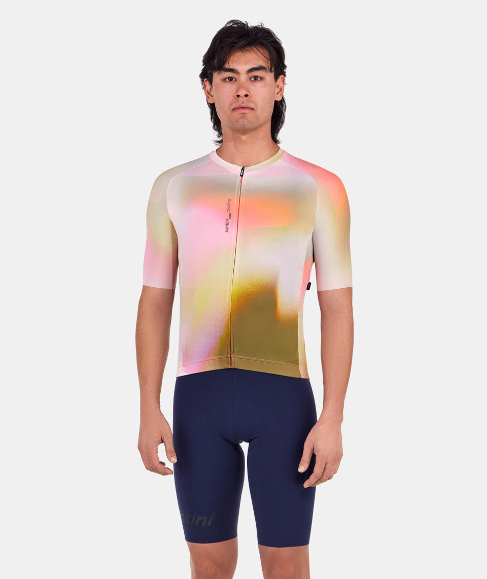 Santini Luce Unisex Cycling Jersey (Pink) | Cycling Gears Hub