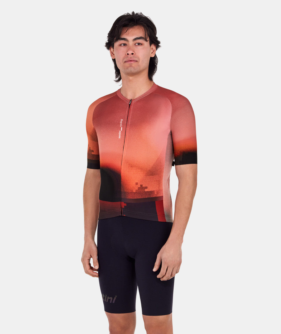 Santini Luce Unisex Cycling Jersey (Vineyard) | Cycling Gears Hub