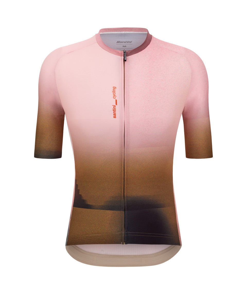 Santini Luce Unisex Cycling Jersey (Beige) | Cycling Gears Hub