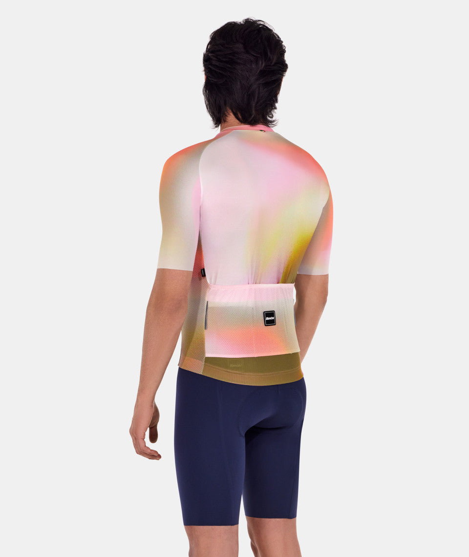 Santini Luce Unisex Cycling Jersey (Pink) | Cycling Gears Hub