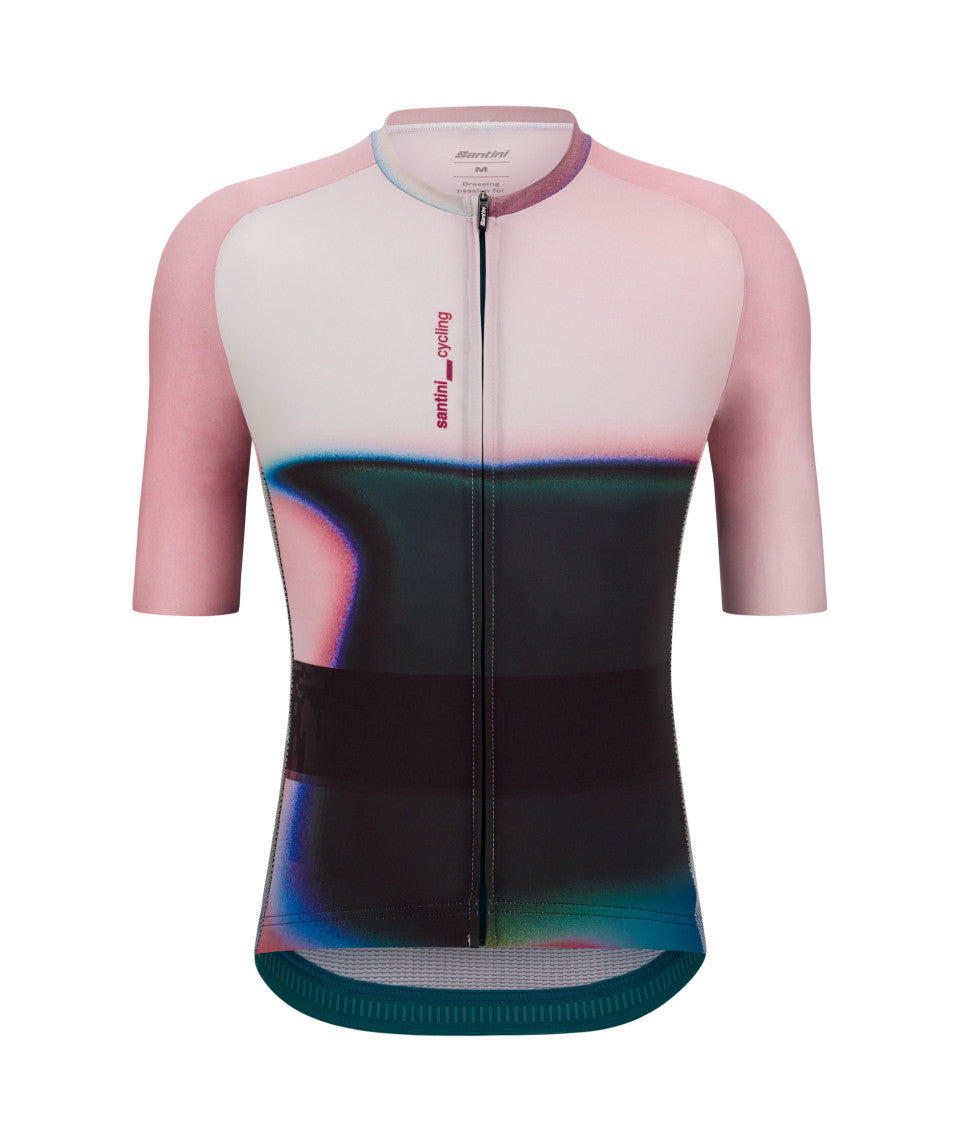 Santini Luce Unisex Cycling Jersey (Black) | Cycling Gears Hub
