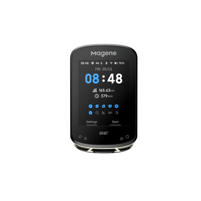 Magene C506SE GPS Bike Computer – Color Display, Wi - Fi & Bluetooth, Navigation, Indoor Trainer Compatible (Black) - Cycling Gears Hub