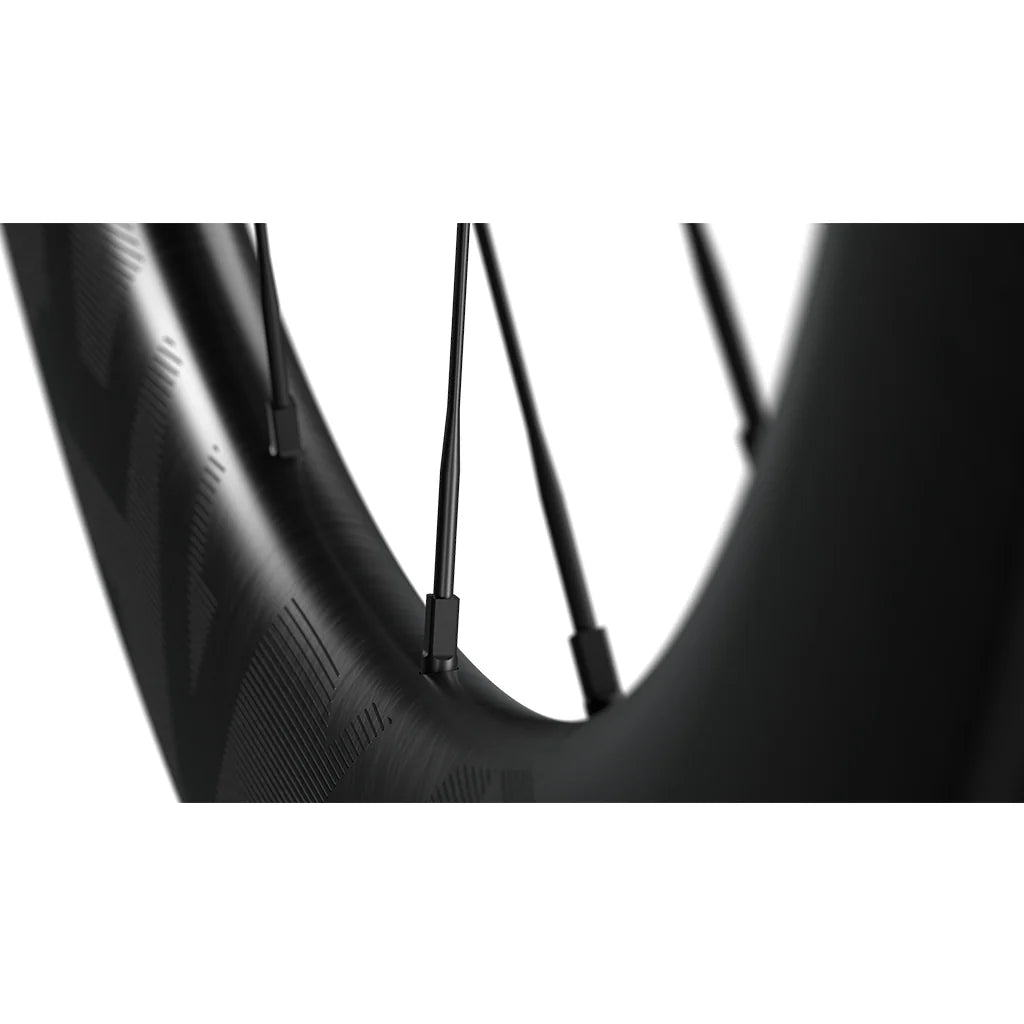 Magene EXAR Pro DB45 Carbon Wheelset – Tubeless Ready, Disc Brake, Shimano 9/10/11/12 Speed Compatible (Black) - Cycling Gears Hub