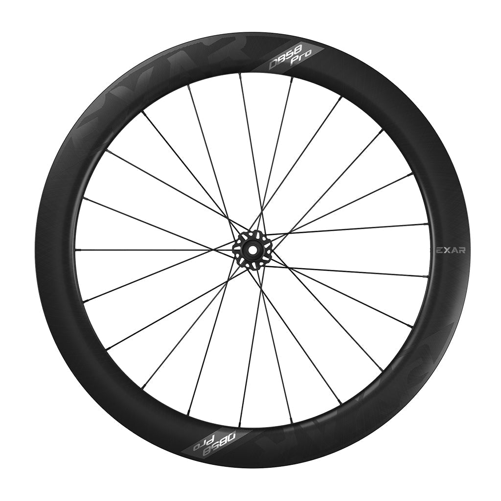 Magene EXAR Pro DB58 Carbon Tubeless Ready Disc Brake Wheel - Shimano (Black) | Cycling Gears Hub - Cycling Gears Hub