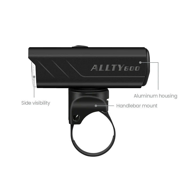 Magicshine Allty 600 V2.0 Front Light (Black) | Cycling Gears Hub - Cycling Gears Hub