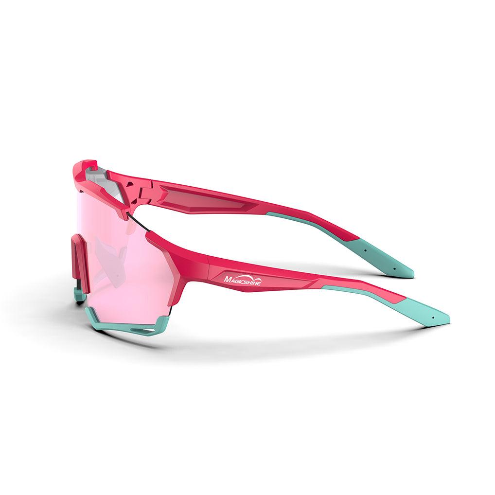 Magicshine Versatile Classic Sport Sunglasses (Pink/Pink) | Cycling Gears Hub