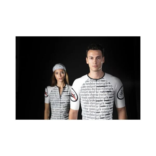 MB Wear Comfort Priority Cycling Jersey – Hand - Drawn Design, Iridescent Finish & YKK Zip (Mid - Season Performance) - Cycling Gears Hub