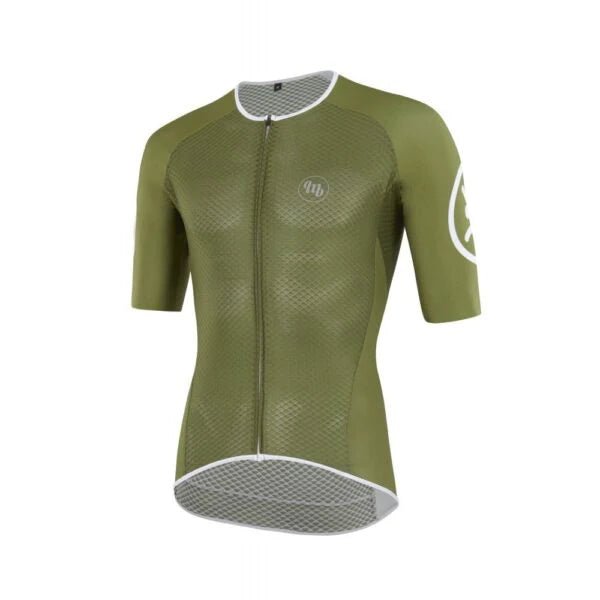 MB Wear Ultralight Smile Jersey – Green | Lightweight Summer Cycling Jersey for Hot Weather Rides - Cycling Gears Hub