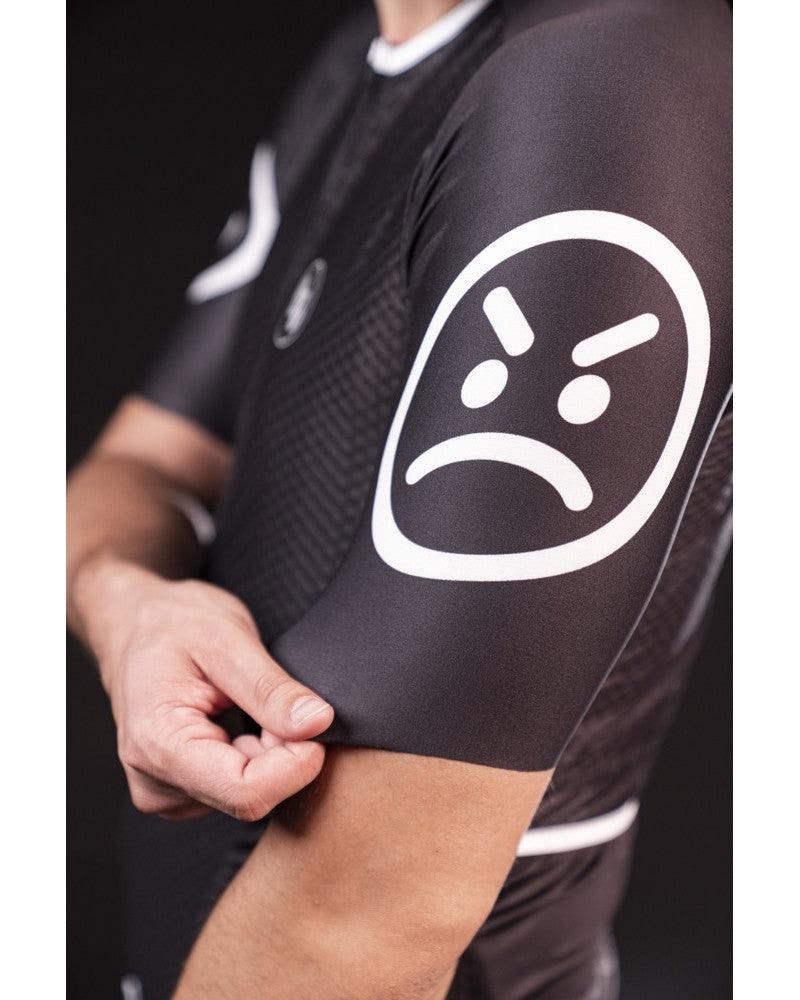 MB Wear UltraLight Smile Mens Cycling Jersey (Black) | Cycling Gears Hub