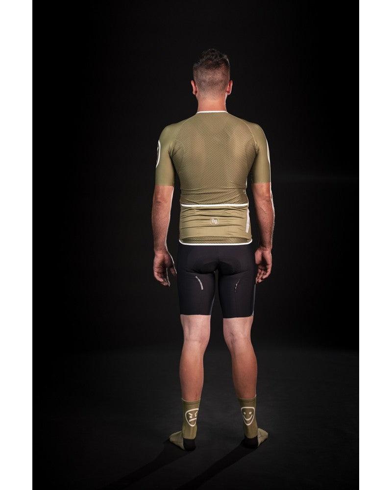 MB Wear UltraLight Smile Mens Cycling Jersey (Green) | Cycling Gears Hub