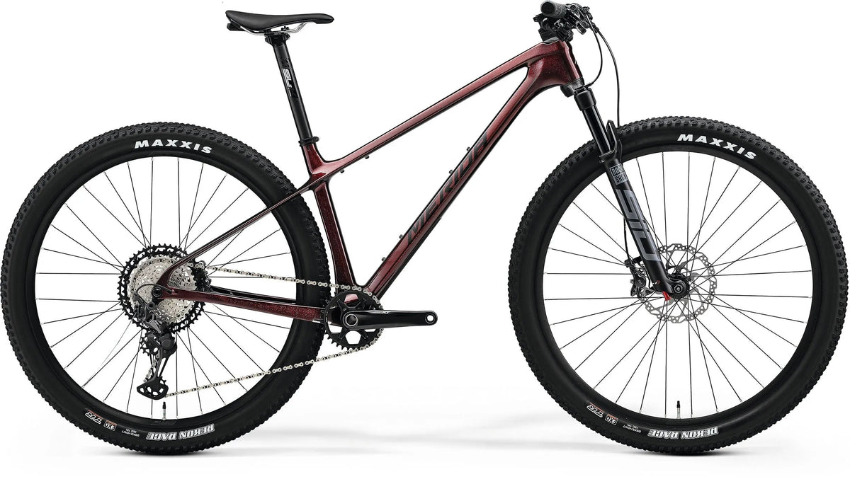 Merida Big Nine XT III1 Color-Burgundy Red-Black-Silver| Cycling Gears ...