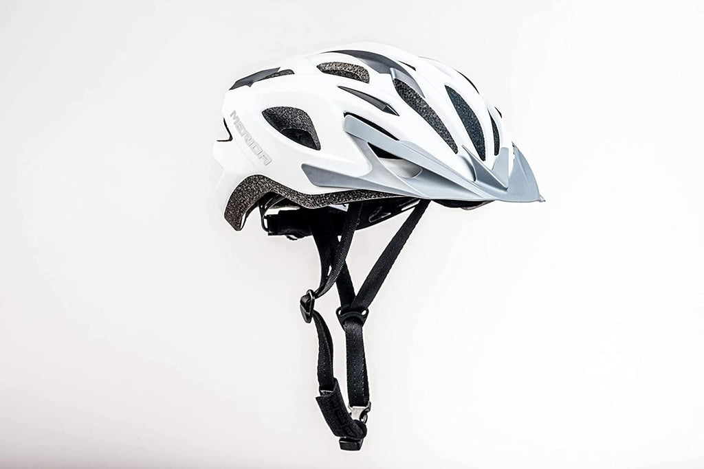 Merida Charger KJ201 Road Cycling Helmet (Matt White/Grey) | Cycling Gears Hub