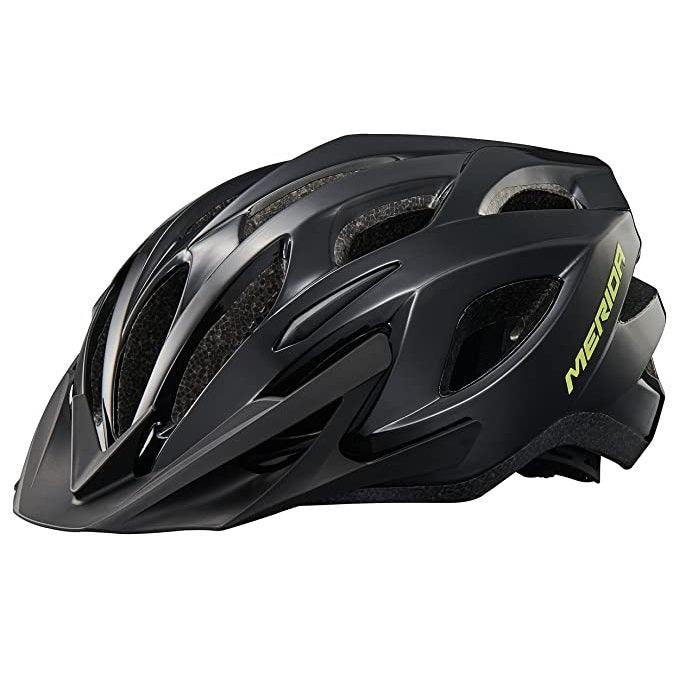 Merida Charger KJ201-Y-1 MTB Cycling Helmet (Matt Black/Shiny Black) | Cycling Gears Hub