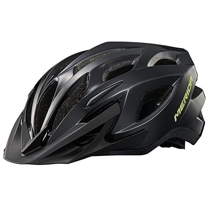 Merida Charger KJ201-Y-1 MTB Cycling Helmet (Shiny Black/Yellow) | Cycling Gears Hub