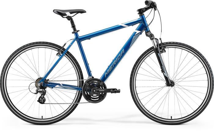 Merida Crossway 10-V (Steel Blue/White) | Cycling Gears Hub