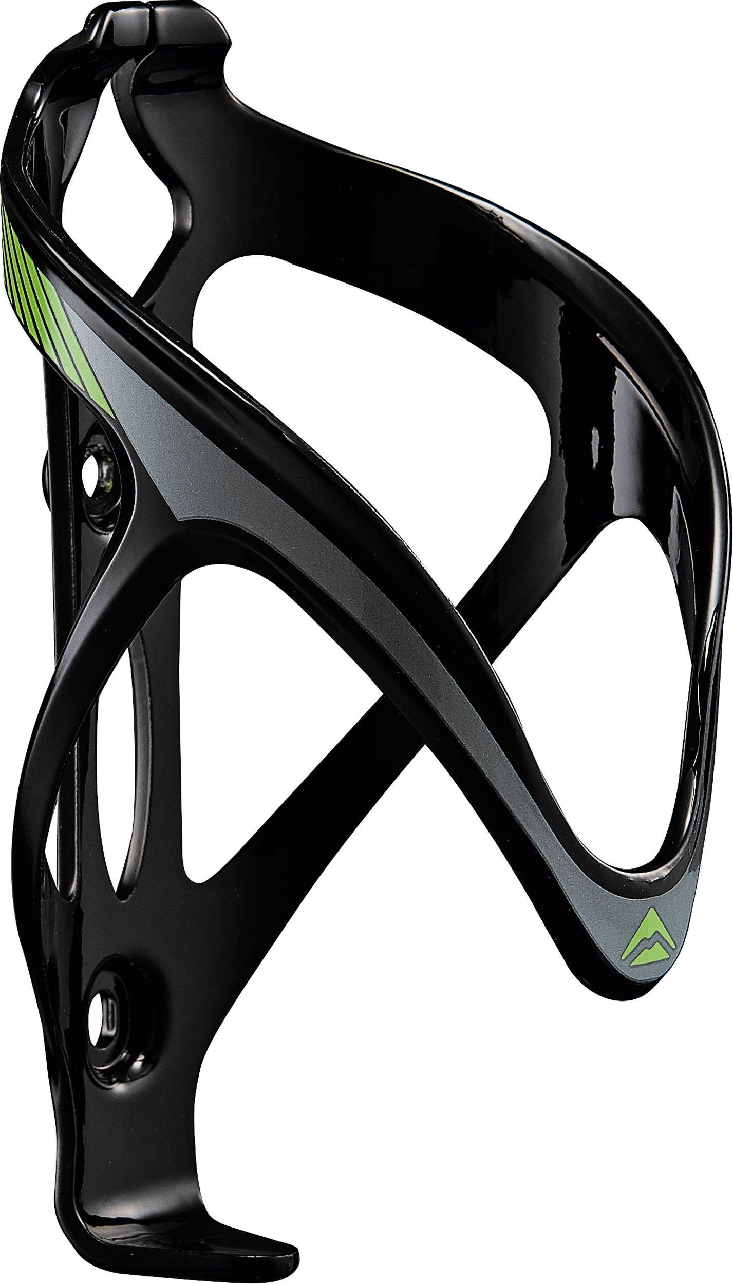 Merida Plastic Standard Bottle Cage (Black/Green/Grey) | Cycling Gears Hub