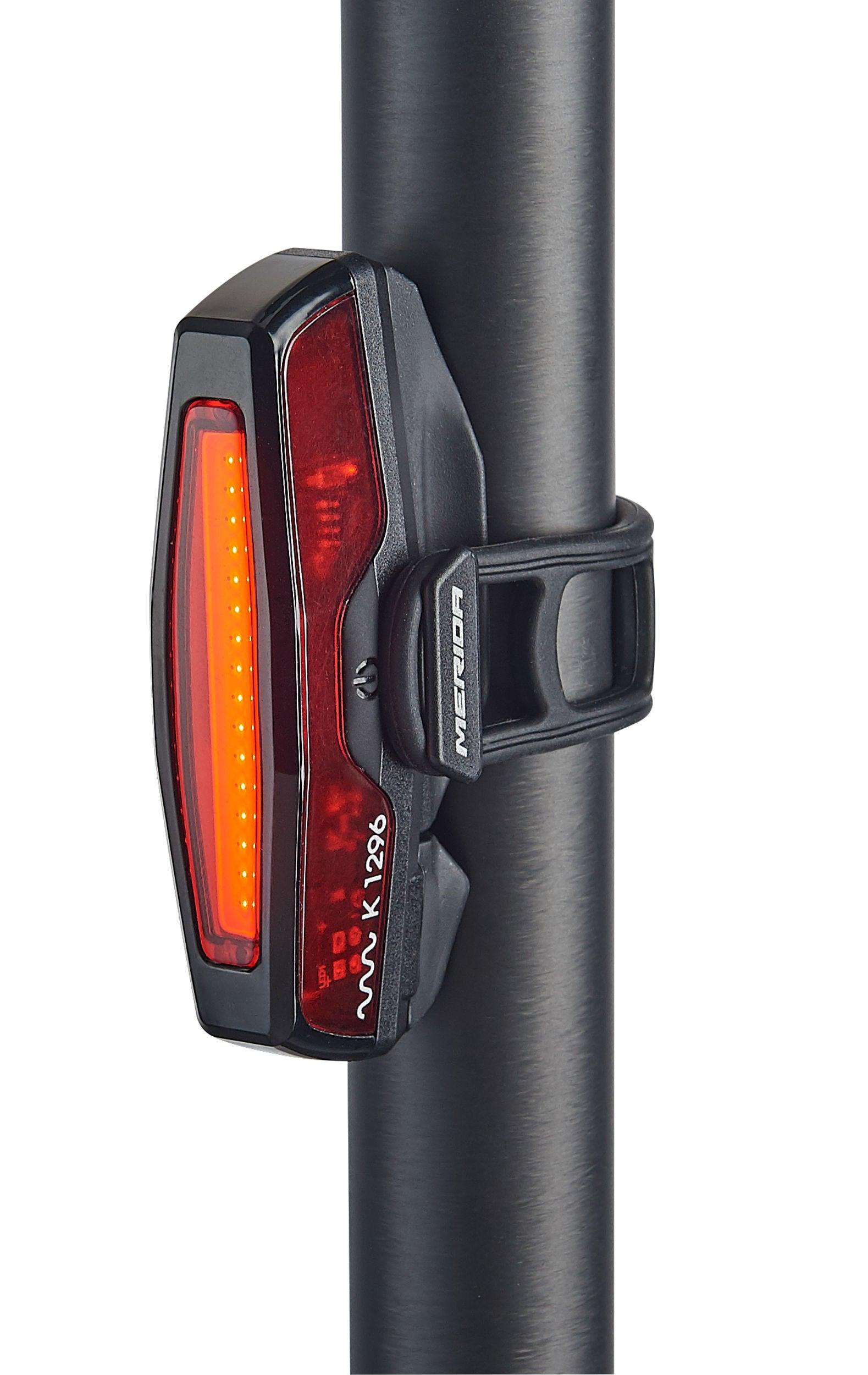 Merida Super Bright Aero 25 Rear Light (Black/Grey) | Cycling Gears Hub