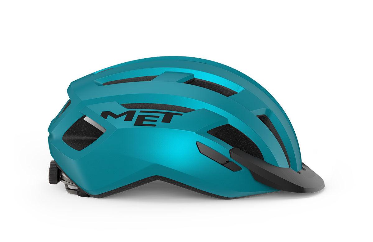 MET Allroad Commute Cycling Helmet (Teal Blue Matt) | Cycling Gears Hub
