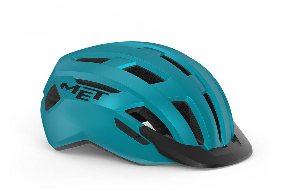 MET Allroad Commute Cycling Helmet (Teal Blue Matt) | Cycling Gears Hub