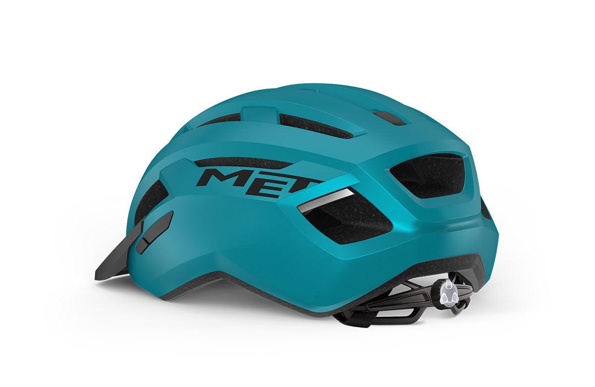 MET Allroad Commute Cycling Helmet (Teal Blue Matt) | Cycling Gears Hub