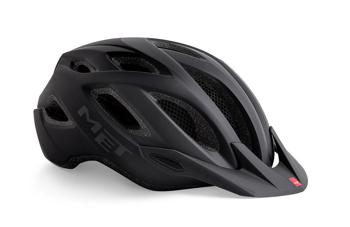 MET Crossover MTB Helmet (Shaded Black/Matt) | Cycling Gears Hub - Cycling Gears Hub