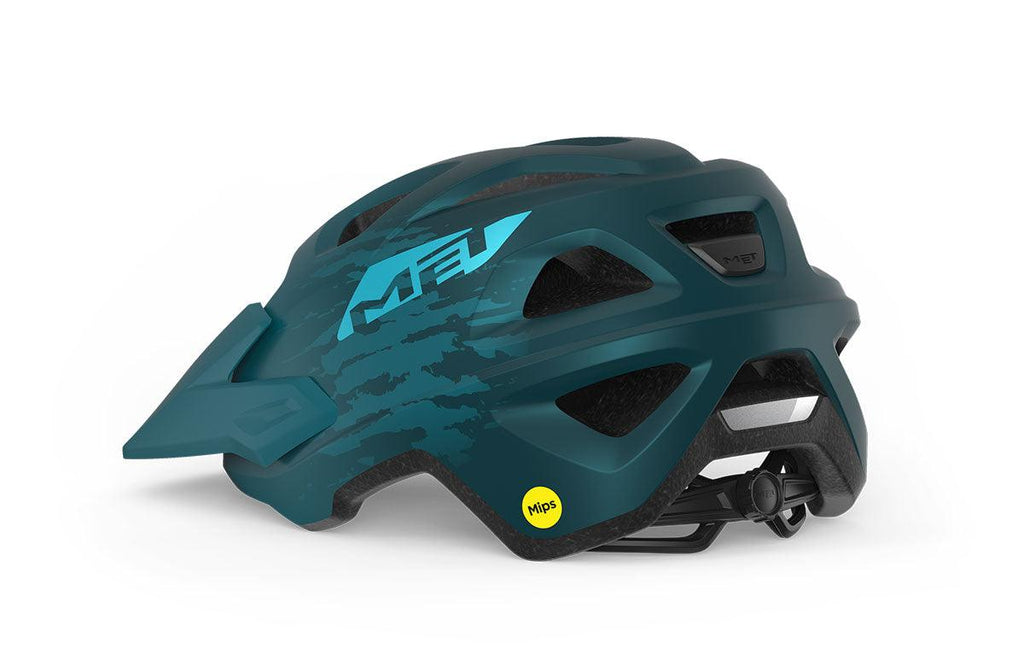 MET Echo MIPS MTB Cycling Helmet (Petrol Blue Matt) | Cycling Gears Hub