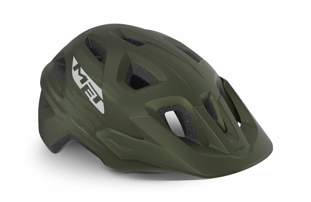 MET Echo MTB Cycling Helmet (Matt Olive) | Cycling Gears Hub