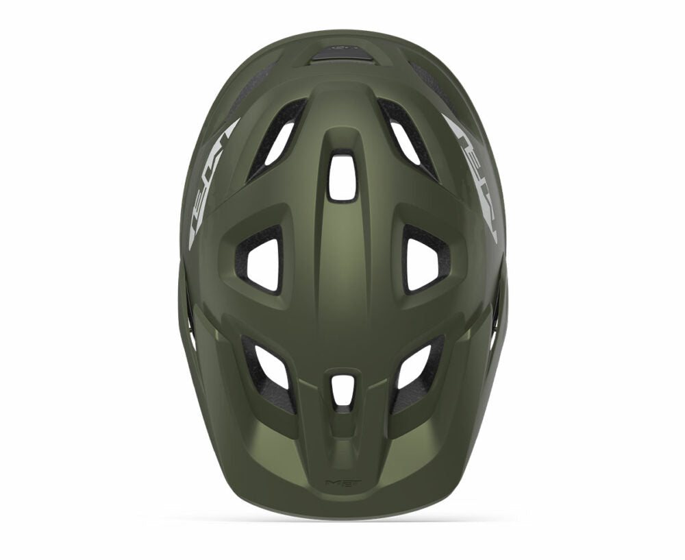 MET Echo MTB Cycling Helmet (Matt Olive) | Cycling Gears Hub