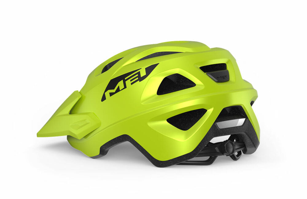 MET Echo MTB Cycling Helmet (Matt Lime Green) | Cycling Gears Hub