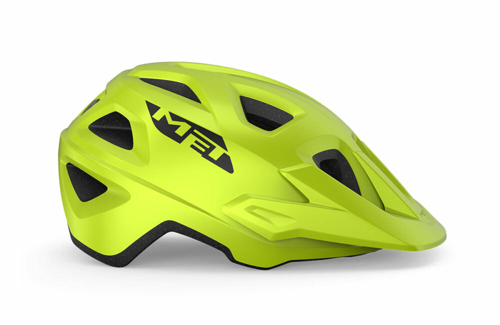 MET Echo MTB Cycling Helmet (Matt Lime Green) | Cycling Gears Hub
