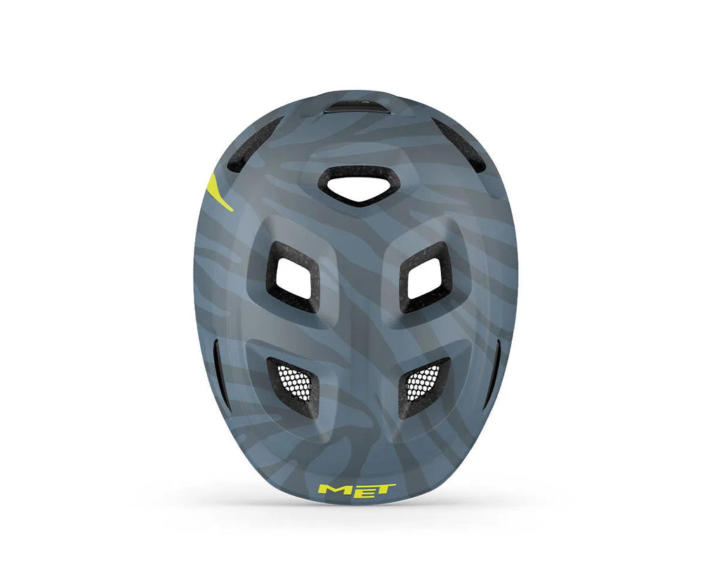 MET Hooray Kids Cycling Helmet (Blue Zebra Matt) | Cycling Gears Hub