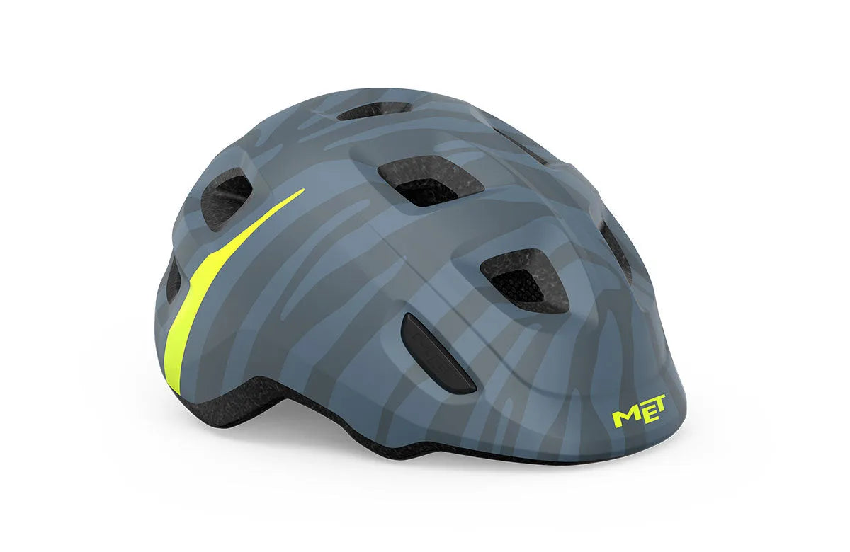 MET Hooray Kids Cycling Helmet (Blue Zebra Matt) | Cycling Gears Hub