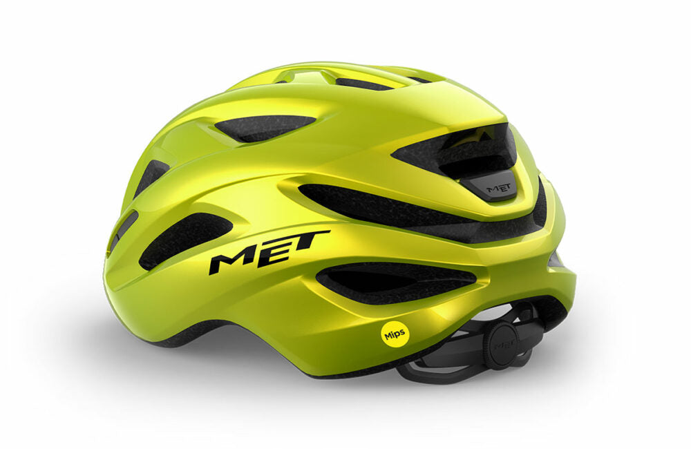 MET Idolo MIPS Road Cycling Helmet (Lime Yellow Metallic Glossy) | Cycling Gears Hub