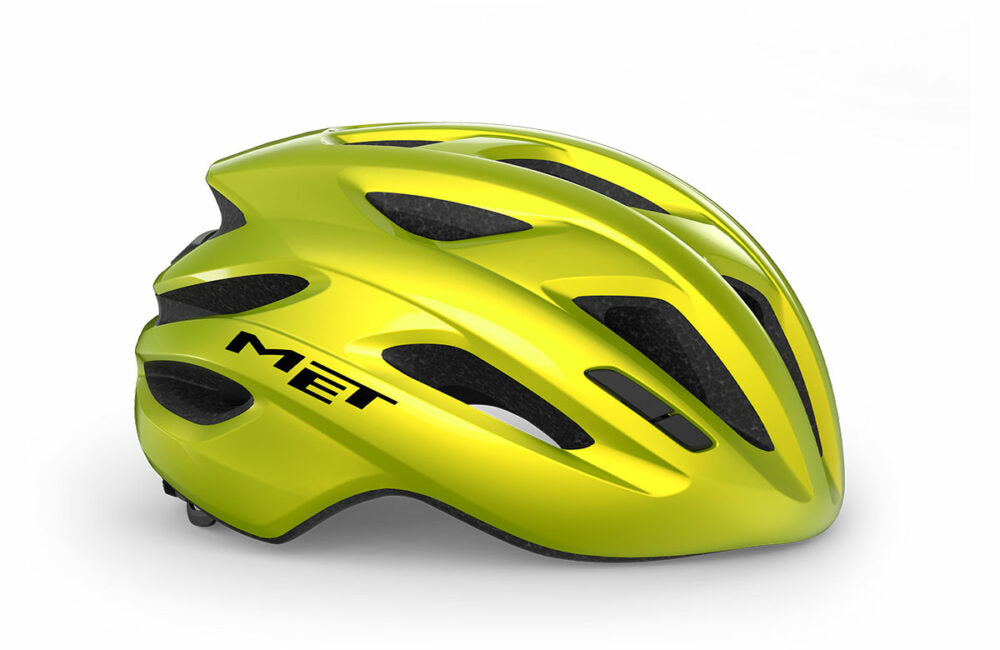 MET Idolo Road Cycling Helmet (Lime Yellow Metallic Glossy) | Cycling Gears Hub