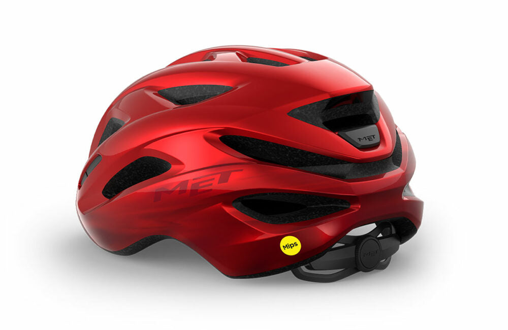 MET Idolo MIPS Road Cycling Helmet (Glossy Red Metallic) | Cycling Gears Hub