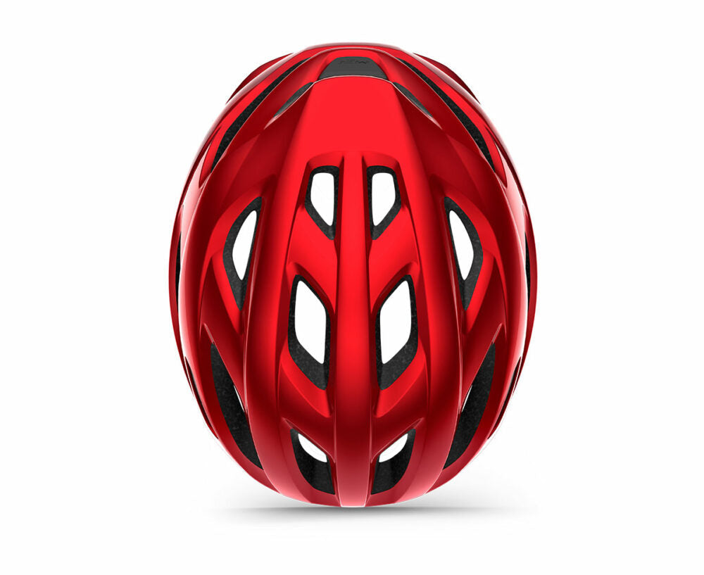 MET Idolo Road Cycling Helmet (Glossy Red Metallic) | Cycling Gears Hub